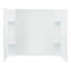 60" W x 74.25" H Frameless Rectangle Sliding Tub & Shower Kit with Towel Bar and Base Included-1265963426