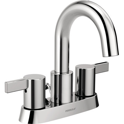 Two Handle Centerset Lavatory In Chrome