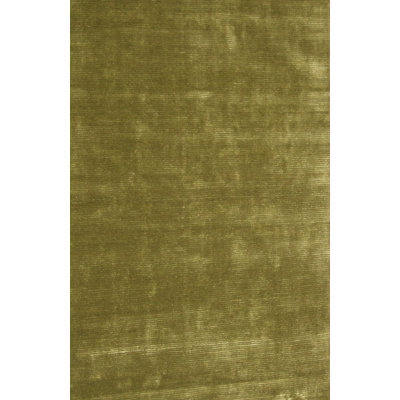 Tapis vert en laine / soie touffeté à la main Brigg