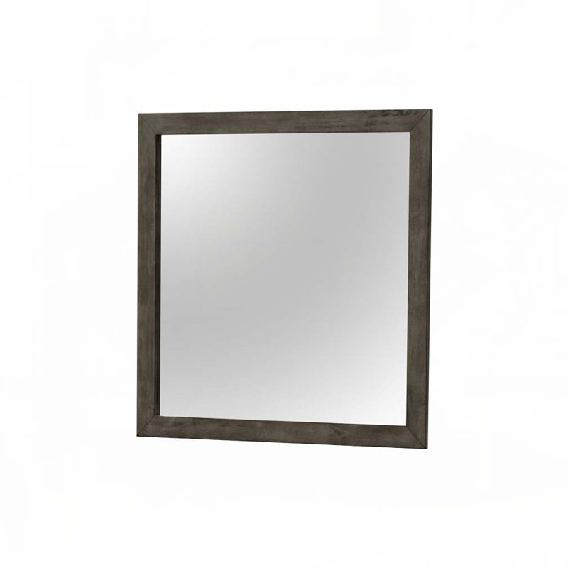 Miroir mural gris