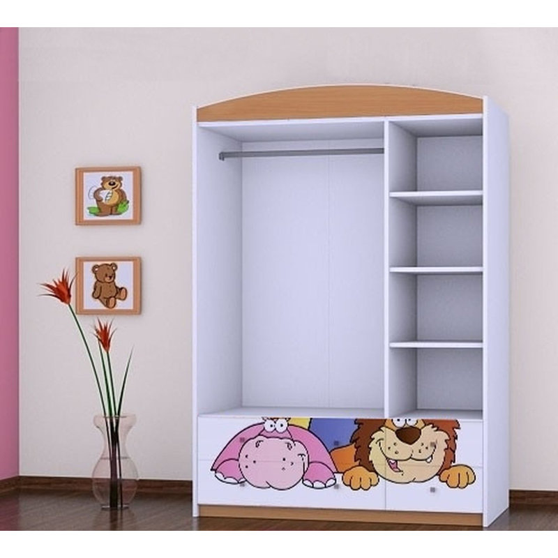 Macaulay 3 Door Wardrobe, Brown