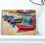« bateau et océan », peinture beige et bleu Seascape-35123882-21970746