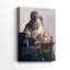 «The Lacemaker», toile tendue sur toile par Johannes Vermeer-956638015
