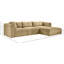 Canapé modulaire en L Carmean Performance-70705035-70705043