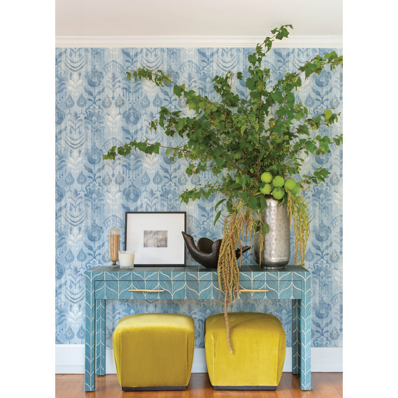 Pavord Floral Wallpaper Double Roll, Blue