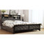  Lit tapissier avec cadre en bois, 4 tiroirs de rangement, cadre de lit moderne avec station de charge et lumières DEL, tête de lit incluse, double / gris-108946935-108946934