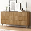 Ensemble de chambre à coucher 3 pièces (1 commode + 2 tables de chevet)-135972402