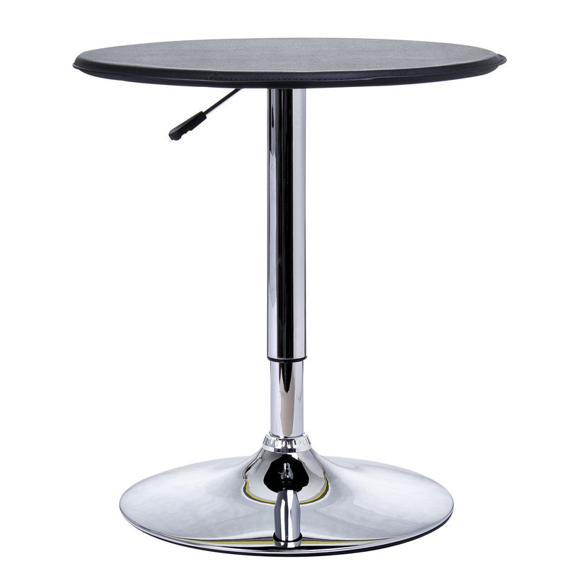 Round Metal Dining Table, Black