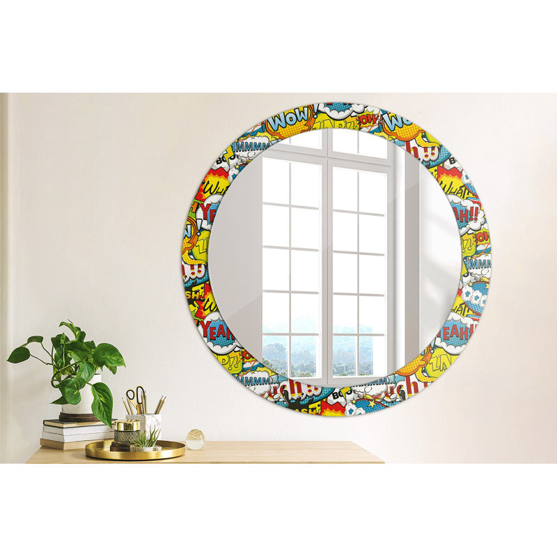 Huldar Glass Flat Wall Mirror