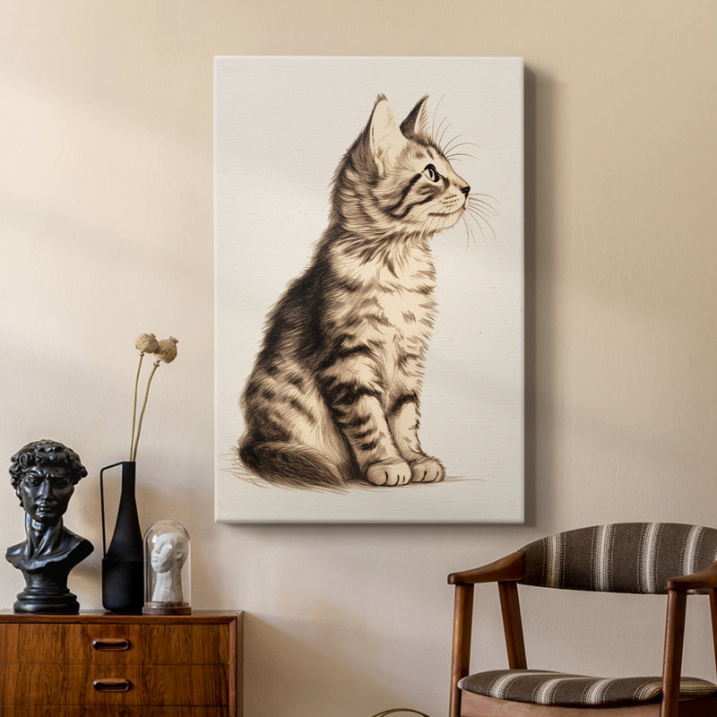 Reproduction d'animaux rétro IV - galerie Cavas sur mesure, H 60 po x l 40 po