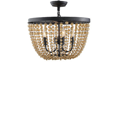Luminaire suspendu tambour 4 lumières Adut