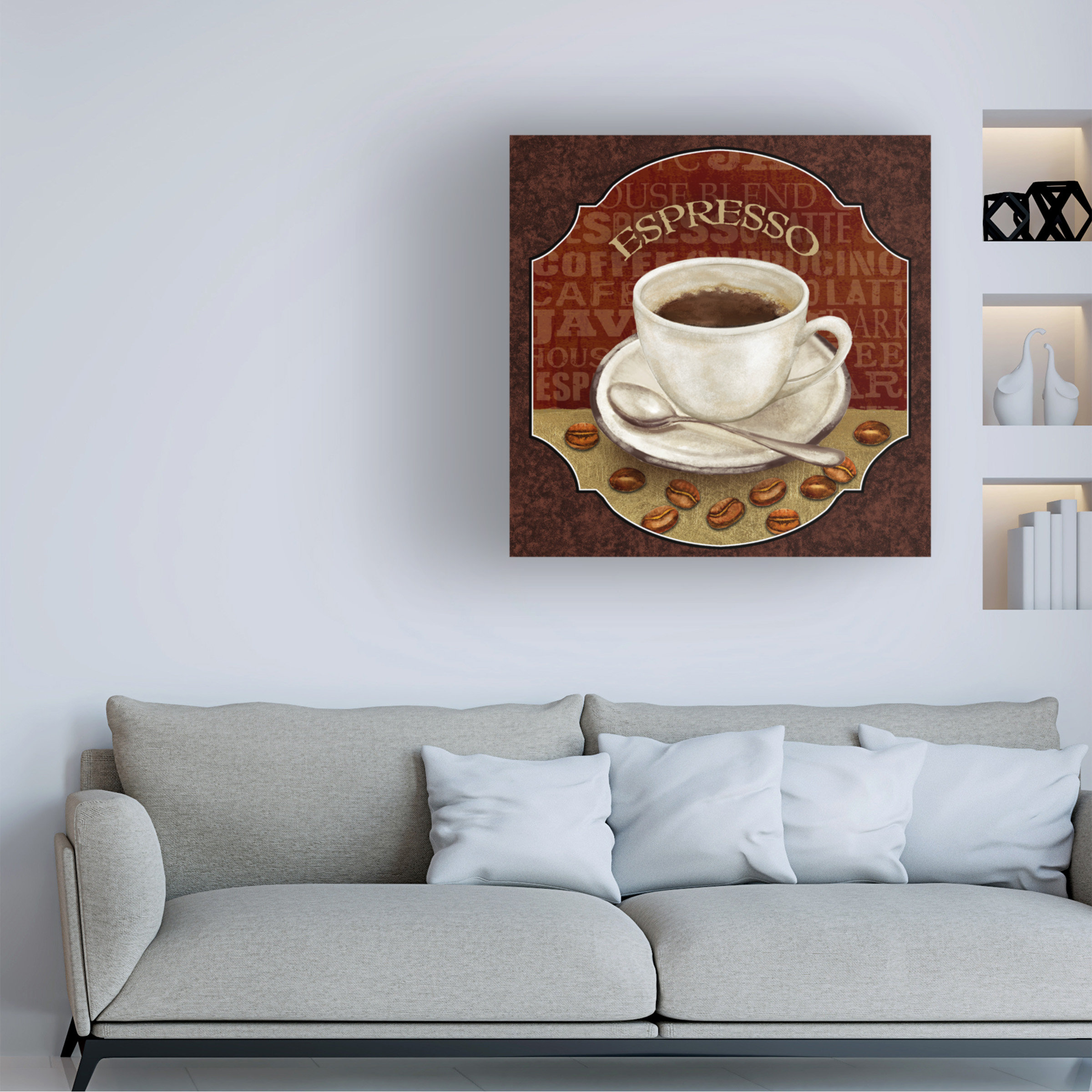 Canora Grey Coffee Illustration IV On Canvas by Abby White Print | Wayfair