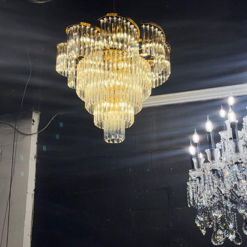 Krustan 24 - Light Tiered Chandelier