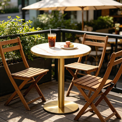 Table bistro moderne de 31,5 po Aaban