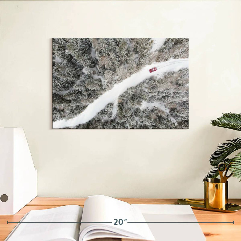 Alvord Snow Covered Road, 8" H x 12" W