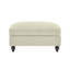 Repose-pieds en chenille beige et blanc-763586663