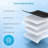 Japanese Futon Mattress,Floor Mattress Thicken Sleeping Mattress Foldable & Portable Roll Up Camping Mattress,Black-752346062