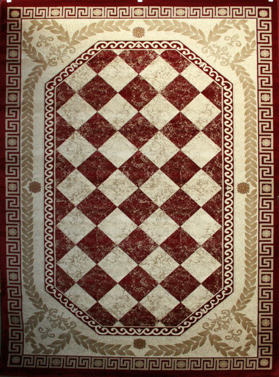 Tapis rouge, 5'2" x 7'2"