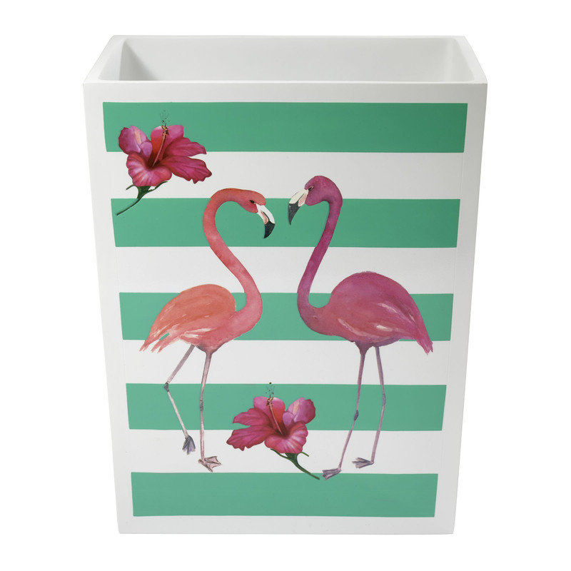 Flamingo Paradise Bathroom Storage Container