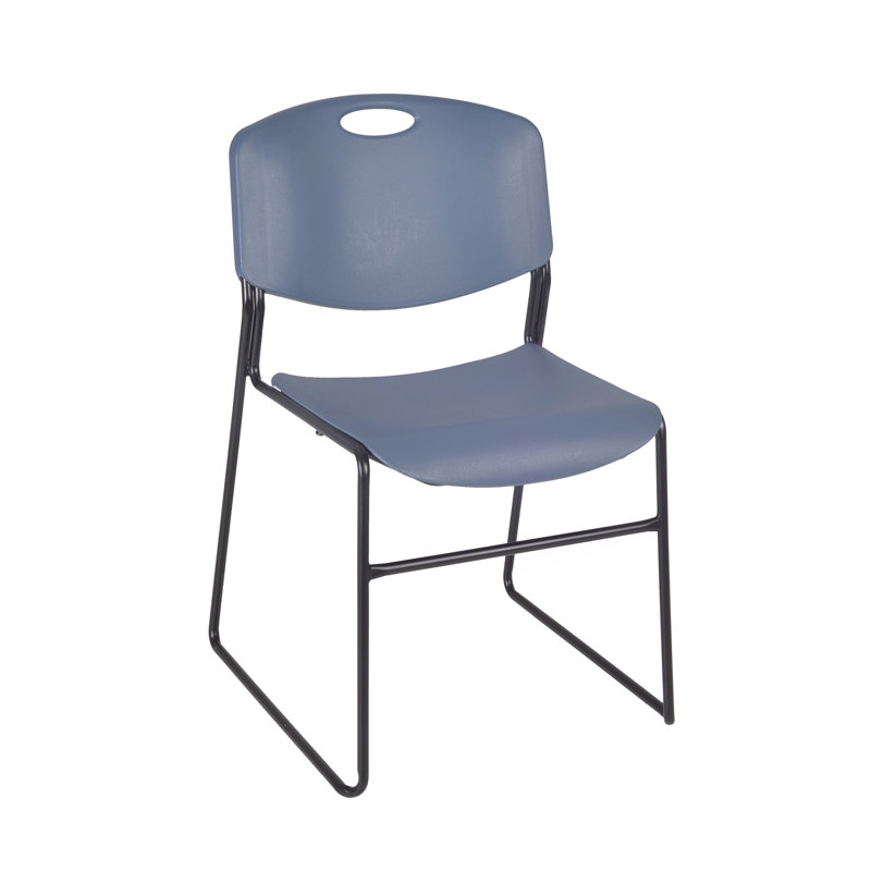 Chaise empilable Regency Zeng, Bleu