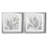 Shadow Leaves I - Matted and Framed Under Acrylic Glass, Set of 2, Large Living Room Wall Art-61465980-61465977