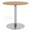 Dining Table with Stainless Steel Base