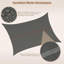 Briggitte 5m x 3m Rectangle Shade Sail-1389415403