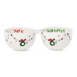 Merry Grinchmas Naughty or Nice Double Dip Bowl
