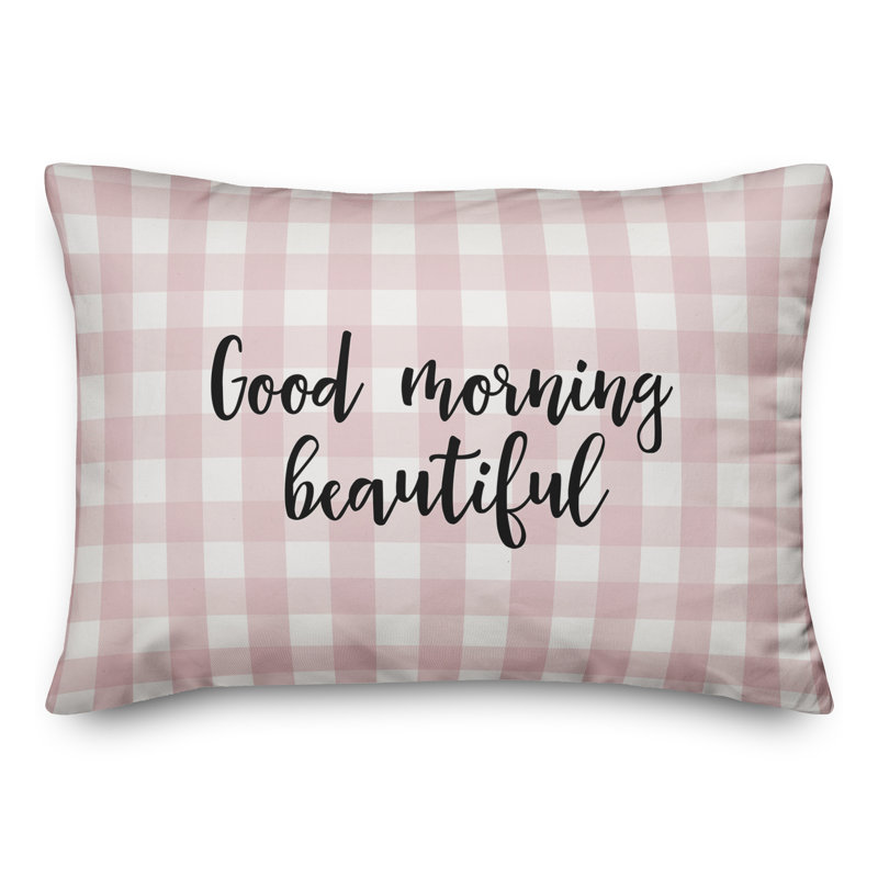  Coussin Good Good, Noir / Rose