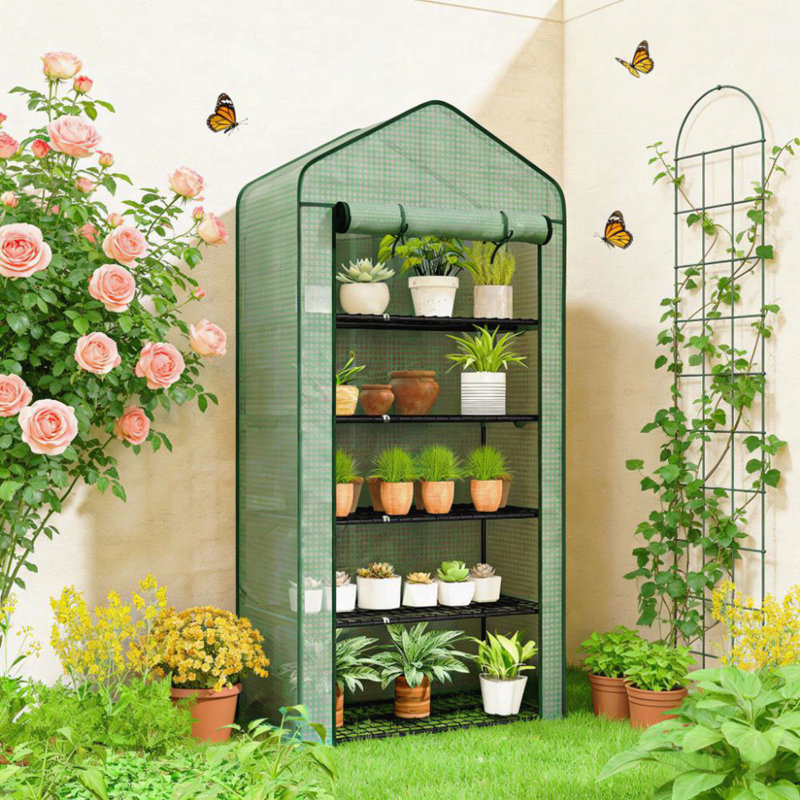 Small Portable Greenhouse,Mini Greenhouse, Green