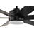 Matte Black Integrated Led 6 Speed Color Changing Indoor Ceiling Fan With Light And Remote-1270113928