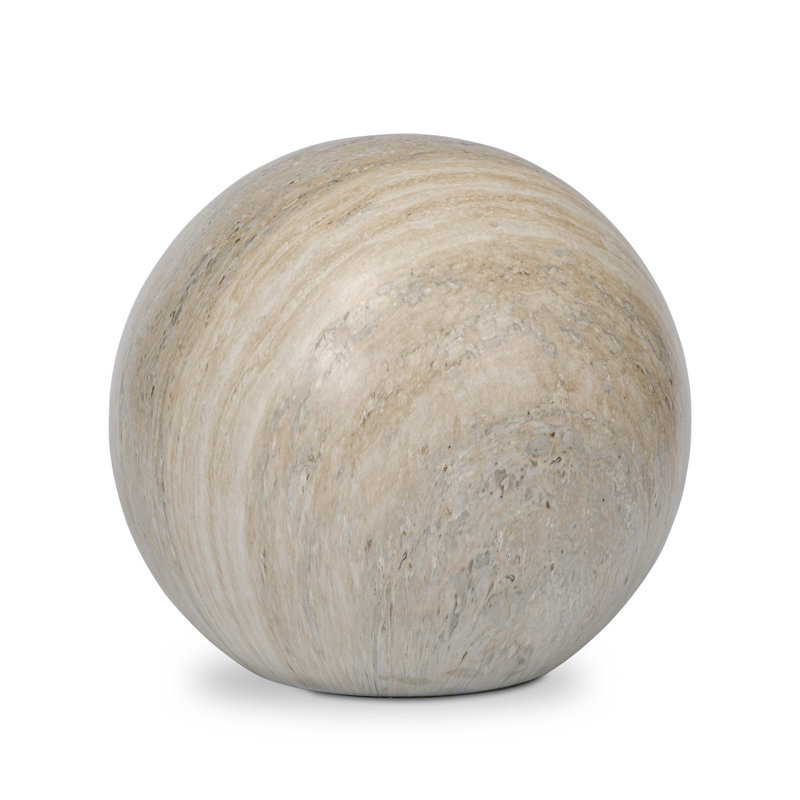 MAIRO Concrete / Cement Gazing Ball, 12" W x 12" D x 11" H