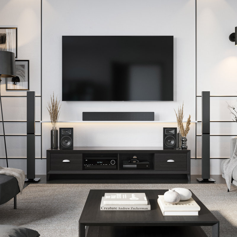 Kerry 71'' Media Console for TVs up to 85", Dark Wenge