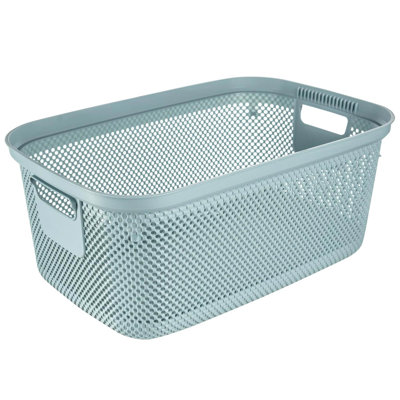 Laundry Basket with Side Handles & Air-Permeable