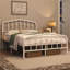 Metal Bed with Arched Headboard and Footboard-903361660-903604198
