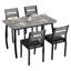 Ensemble de table de salle à manger pour 4, 5 pièces ensemble de table de cuisine et chaises-1894646798-1894646799
