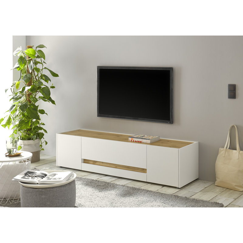 Alleghany Unfinished TV Stand for TVs up to 65", White