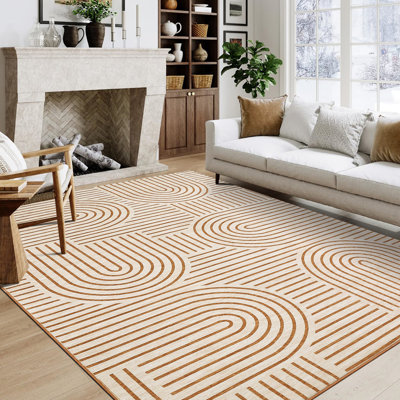 Machine Printed Area Rug