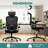 Ergonomic Office Chair , 300 Lbs Home Mesh Office Desk Chairs With Wheels, Comfortable Gaming Chair, High Back Office Chair For Long Hours