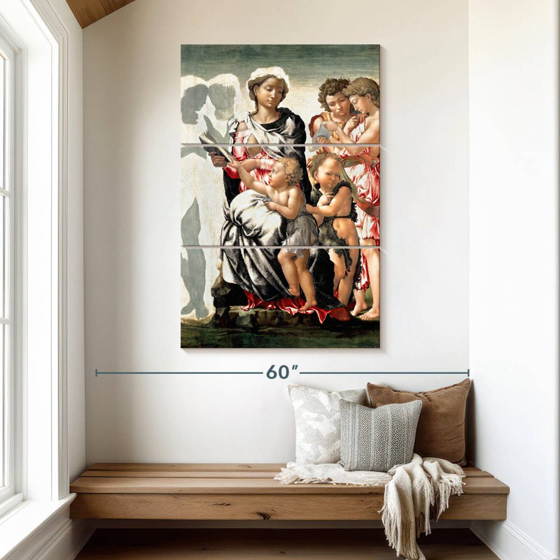 Adella Manchester Madonna 1497, H 50 po x l 32 po
