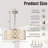 3/5 Light 16"/22‘’ Modern Classic Linen Drum Matte Vintage Silver Chandelier For Dining Room, Bedroom, Or Living Room-375507014