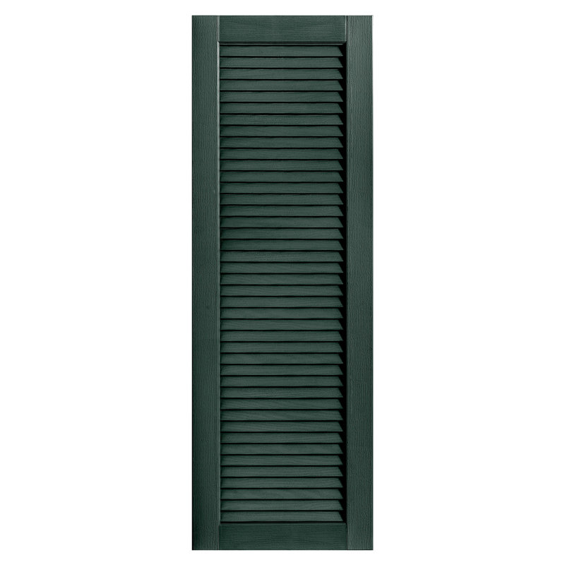 Paire de volets à persiennes droites, Pin, 36 po, 16 po