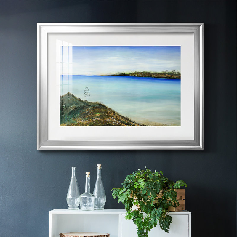 «On A Clear Day», impression sur papier, H 27 po x l 39 po x P 1,5 po, Argent