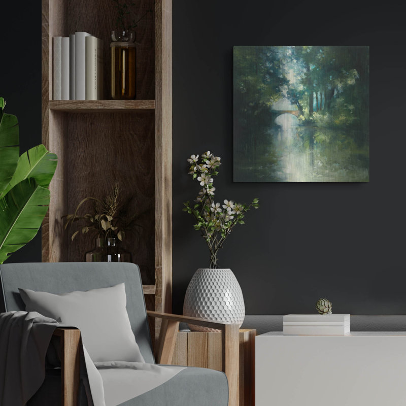 Art mural en métal Winston Porter «Peek A Boo» par Julia Purinton, H 24 po x l 24 po