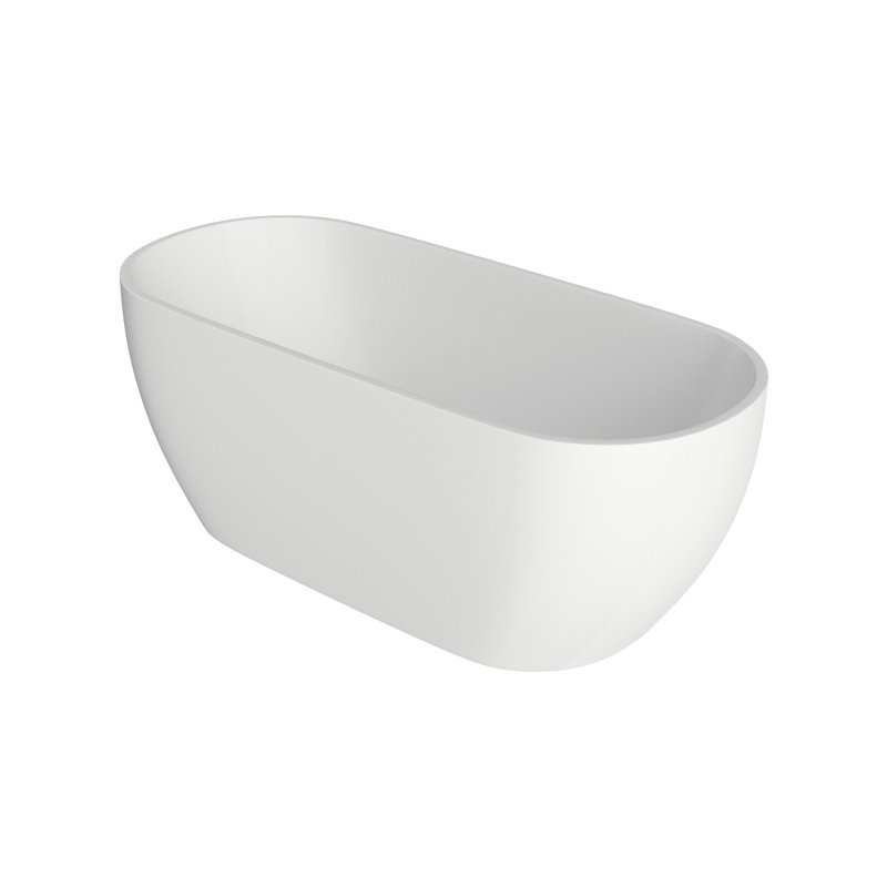 66.93'' x 29.53'' Freestanding Soaking Acrylic Bathtub