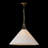 Lunessa 1-Light White Fabric Cone Shade Pendant Light