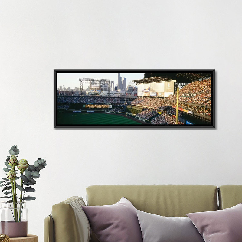 Safeco Field Seattle, Washington par Panoramic Images - Reproduction d'art sur toile tendue sur châssis