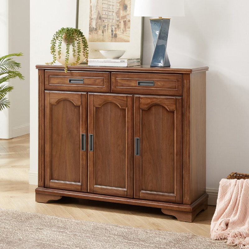 Armoire d'appoint en bois massif grande capacité