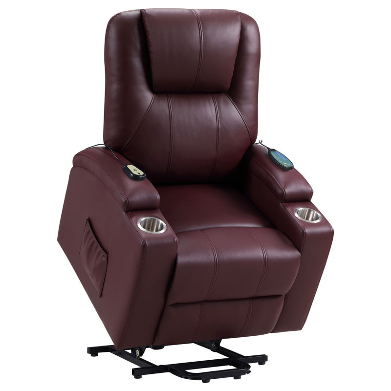 Fauteuil inclinable et massant Macklin, Red