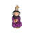 Old World Christmas Glass Blown Ornament for Tree, Witch On Broomstick